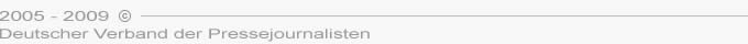  Deutscher Verband der Pressejournalisten e. V. 