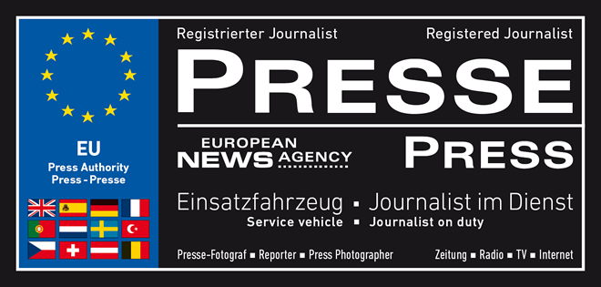 ENA Presseschild