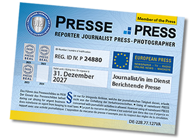 PKW Presseschild